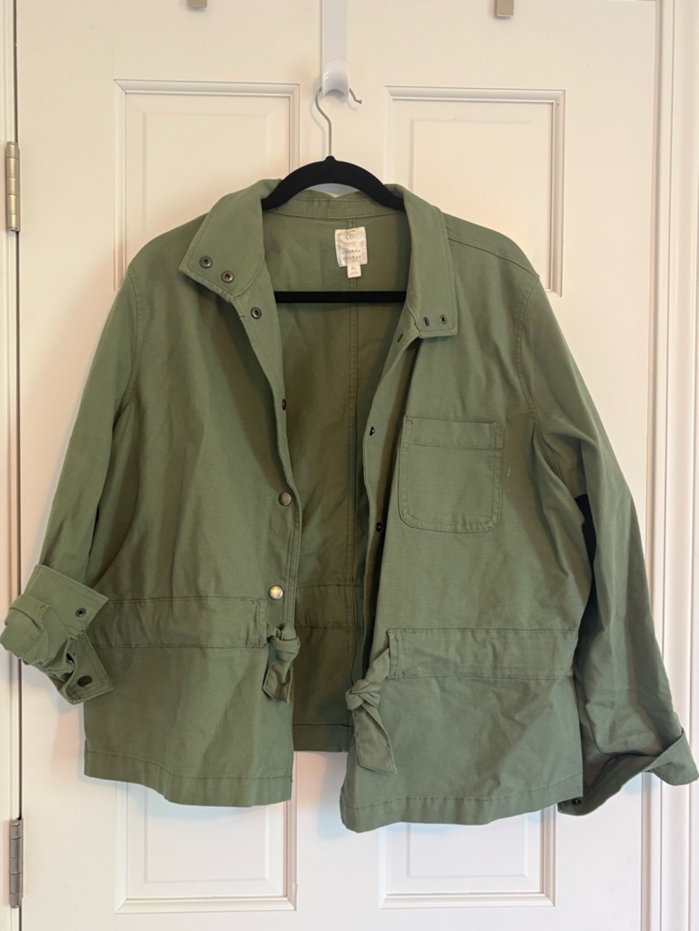 LC Lauren Conrad olive green jacket, size XL